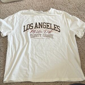 Los Angeles Varsity League White T-Shirt